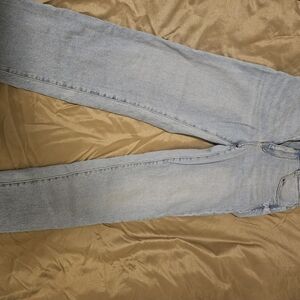 Zara Light Blue Denim Pants